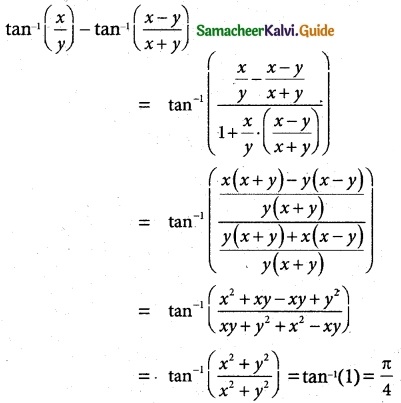 Samacheer Kalvi 12th Maths Guide Chapter 4 Inverse Trigonometric Functions Ex 4.5 13