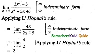 Samacheer Kalvi 12th Maths Guide Chapter 7 Applications of Differential Calculus Ex 7.5 2