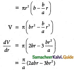 Samacheer Kalvi 12th Maths Guide Chapter 7 Applications of Differential Calculus Ex 7.8 12
