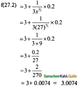 Samacheer Kalvi 12th Maths Guide Chapter 8 Differentials and Partial Derivatives Ex 8.1 1