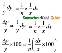 Samacheer Kalvi 12th Maths Guide Chapter 8 Differentials and Partial Derivatives Ex 8.1 8