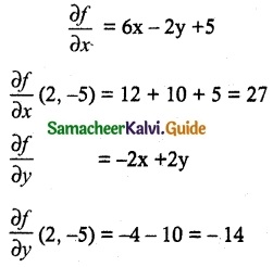 Samacheer Kalvi 12th Maths Guide Chapter 8 Differentials and Partial Derivatives Ex 8.4 1