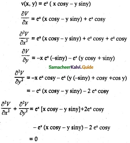 Samacheer Kalvi 12th Maths Guide Chapter 8 Differentials and Partial Derivatives Ex 8.4 14