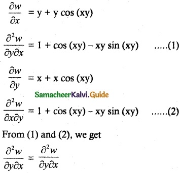 Samacheer Kalvi 12th Maths Guide Chapter 8 Differentials and Partial Derivatives Ex 8.4 15