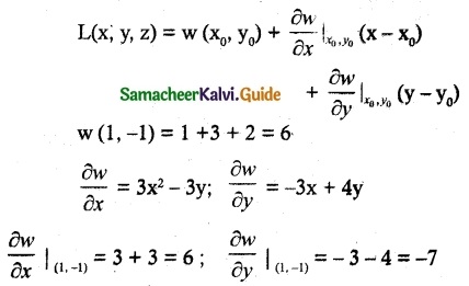 Samacheer Kalvi 12th Maths Guide Chapter 8 Differentials and Partial Derivatives Ex 8.5 1