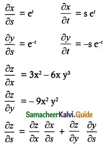 Samacheer Kalvi 12th Maths Guide Chapter 8 Differentials and Partial Derivatives Ex 8.6 9