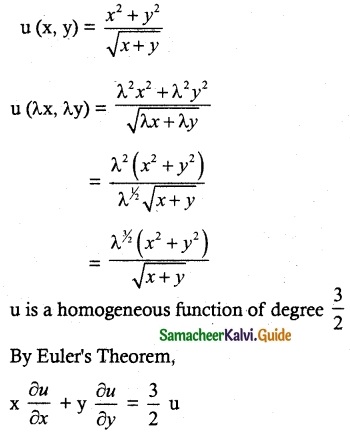 Samacheer Kalvi 12th Maths Guide Chapter 8 Differentials and Partial Derivatives Ex 8.7 6