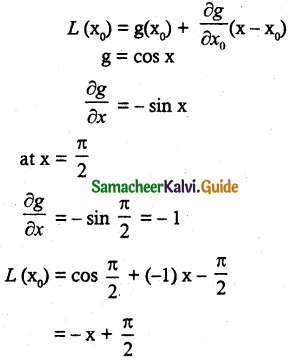 Samacheer Kalvi 12th Maths Guide Chapter 8 Differentials and Partial Derivatives Ex 8.8 5