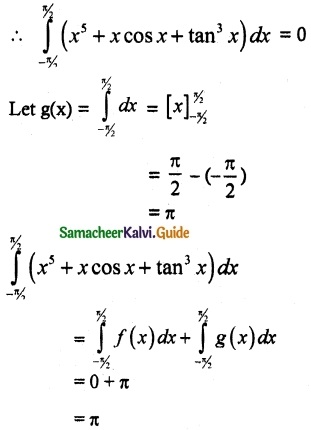 Samacheer Kalvi 12th Maths Guide Chapter 9 Applications of Integration Ex 9.3 8