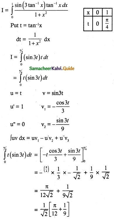Samacheer Kalvi 12th Maths Guide Chapter 9 Applications of Integration Ex 9.4 2