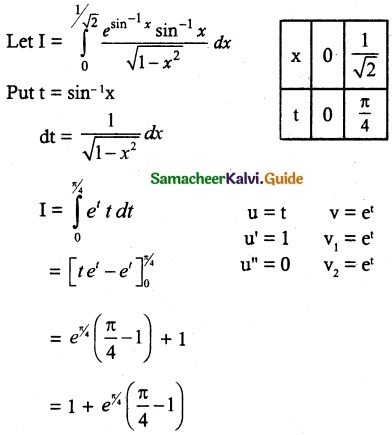 Samacheer Kalvi 12th Maths Guide Chapter 9 Applications of Integration Ex 9.4 3