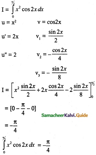Samacheer Kalvi 12th Maths Guide Chapter 9 Applications of Integration Ex 9.4 4