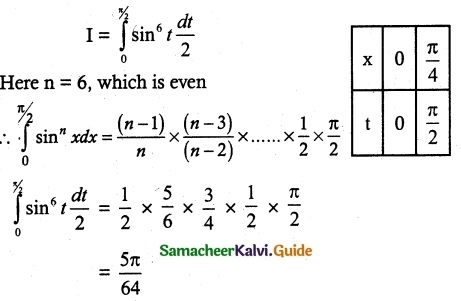 Samacheer Kalvi 12th Maths Guide Chapter 9 Applications of Integration Ex 9.6 3