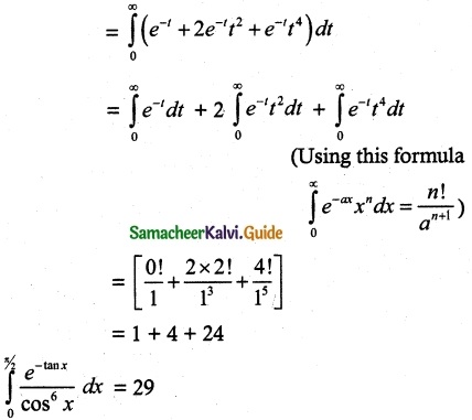 Samacheer Kalvi 12th Maths Guide Chapter 9 Applications of Integration Ex 9.7 3