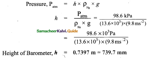 Samacheer Kalvi 9th Science Guide Chapter 3 Fluids 4