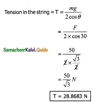 Samacheer Kalvi 11th Physics Guide Chapter 3 Laws of Motion 45