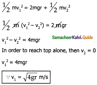 Samacheer Kalvi 11th Physics Guide Chapter 4 Work, Energy and Power 22