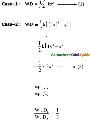 Samacheer Kalvi 11th Physics Guide Chapter 4 Work, Energy and Power 29