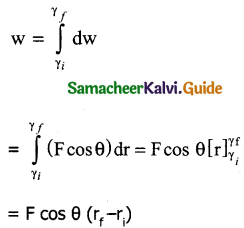 Samacheer Kalvi 11th Physics Guide Chapter 4 Work, Energy and Power 6