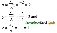 Samacheer Kalvi 12th Business Maths Guide Chapter 1 Applications of Matrices and Determinants Ex 1.2 11