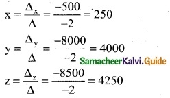 Samacheer Kalvi 12th Business Maths Guide Chapter 1 Applications of Matrices and Determinants Ex 1.2 13