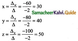 Samacheer Kalvi 12th Business Maths Guide Chapter 1 Applications of Matrices and Determinants Miscellaneous Problems 9