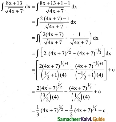 Samacheer Kalvi 12th Business Maths Guide Chapter 2 Integral Calculus I Ex 2.1 4
