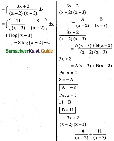 Samacheer Kalvi 12th Business Maths Guide Chapter 2 Integral Calculus I Ex 2.2 5