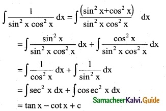 Samacheer Kalvi 12th Business Maths Guide Chapter 2 Integral Calculus I Ex 2.4 2