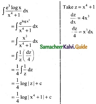 Samacheer Kalvi 12th Business Maths Guide Chapter 2 Integral Calculus I Ex 2.6 1