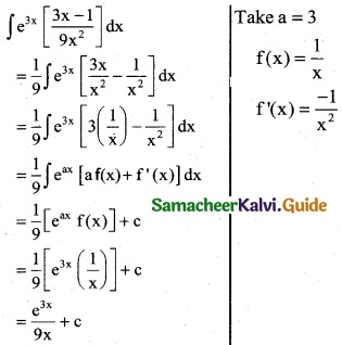 Samacheer Kalvi 12th Business Maths Guide Chapter 2 Integral Calculus I Ex 2.6 12