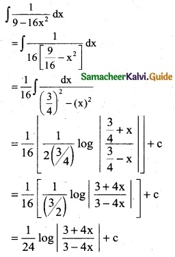 Samacheer Kalvi 12th Business Maths Guide Chapter 2 Integral Calculus I Ex 2.7 1
