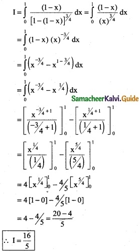 Samacheer Kalvi 12th Business Maths Guide Chapter 2 Integral Calculus I Ex 2.9 5
