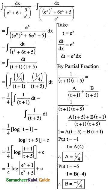 Samacheer Kalvi 12th Business Maths Guide Chapter 2 Integral Calculus I Miscellaneous Problems 3
