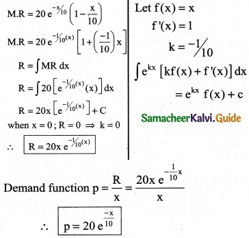 Samacheer Kalvi 12th Business Maths Guide Chapter 3 Integral Calculus II Ex 3.2 12