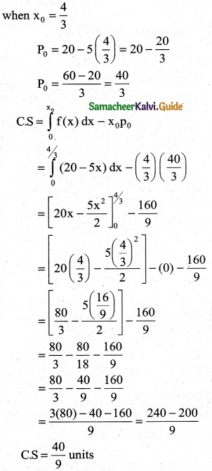 Samacheer Kalvi 12th Business Maths Guide Chapter 3 Integral Calculus II Miscellaneous Problems 5
