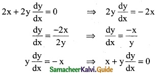Samacheer Kalvi 12th Business Maths Guide Chapter 4 Differential Equations Ex 4.1 5