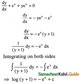 Samacheer Kalvi 12th Business Maths Guide Chapter 4 Differential Equations Ex 4.2 3