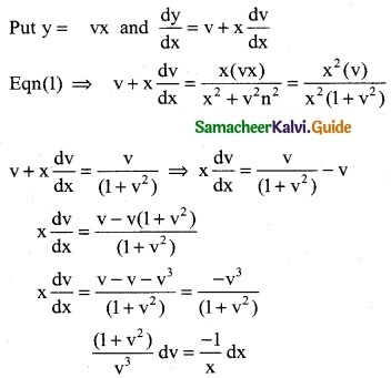 Samacheer Kalvi 12th Business Maths Guide Chapter 4 Differential Equations Ex 4.3 14