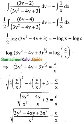 Samacheer Kalvi 12th Business Maths Guide Chapter 4 Differential Equations Ex 4.3 7