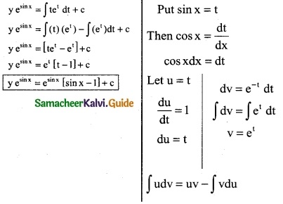 Samacheer Kalvi 12th Business Maths Guide Chapter 4 Differential Equations Ex 4.4 3