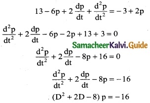Samacheer Kalvi 12th Business Maths Guide Chapter 4 Differential Equations Ex 4.5 10