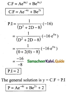 Samacheer Kalvi 12th Business Maths Guide Chapter 4 Differential Equations Ex 4.5 11