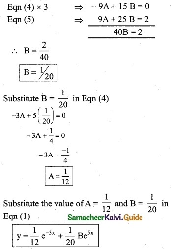Samacheer Kalvi 12th Business Maths Guide Chapter 4 Differential Equations Ex 4.5 2