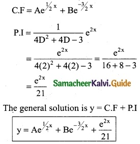 Samacheer Kalvi 12th Business Maths Guide Chapter 4 Differential Equations Ex 4.5 3