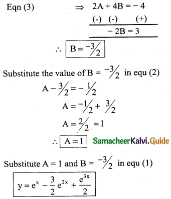 Samacheer Kalvi 12th Business Maths Guide Chapter 4 Differential Equations Ex 4.5 5