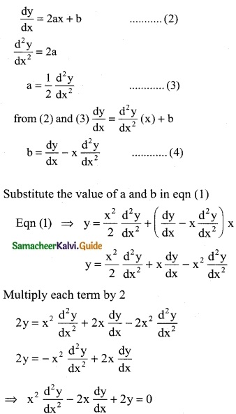 Samacheer Kalvi 12th Business Maths Guide Chapter 4 Differential Equations Miscellaneous Problems 3