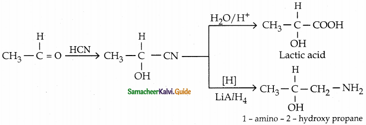 Samacheer Kalvi 12th Chemistry Guide Chapter 12 Carbonyl Compounds and Carboxylic Acids 106