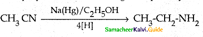Samacheer Kalvi 12th Chemistry Guide Chapter 13 Organic Nitrogen Compounds 112