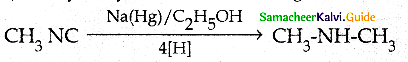 Samacheer Kalvi 12th Chemistry Guide Chapter 13 Organic Nitrogen Compounds 113